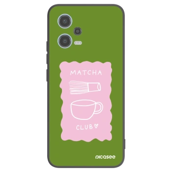 Picasee silikónový čierny obal pre Xiaomi Redmi Note 12 5G - Matcha club