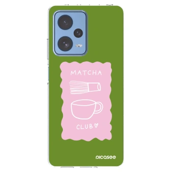 Picasee silikónový prehľadný obal pre Xiaomi Redmi Note 12 Pro 5G - Matcha club