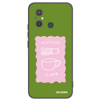 Picasee silikónový čierny obal pre Xiaomi Redmi 12C - Matcha club