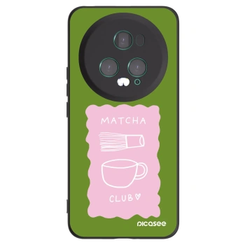 Picasee silikónový čierny obal pre Honor Magic5 Pro - Matcha club