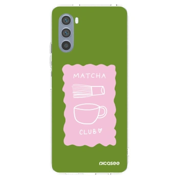 Picasee silikónový prehľadný obal pre Motorola Moto G62 - Matcha club