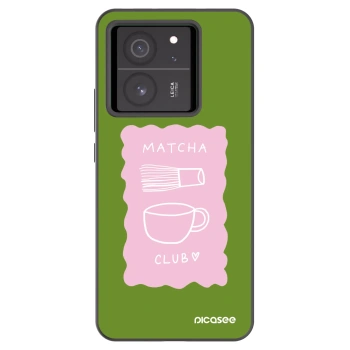 Picasee silikónový čierny obal pre Xiaomi 13T - Matcha club