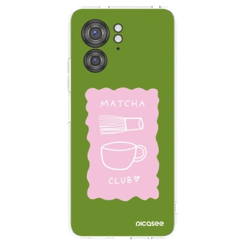 Picasee silikónový prehľadný obal pre Motorola Edge 40 - Matcha club