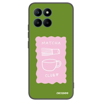 Picasee silikónový čierny obal pre Honor 70 Lite - Matcha club