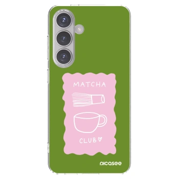 Picasee silikónový prehľadný obal pre Samsung Galaxy S24 S921B 5G - Matcha club