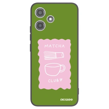 Picasee silikónový čierny obal pre Xiaomi Redmi 12 5G - Matcha club