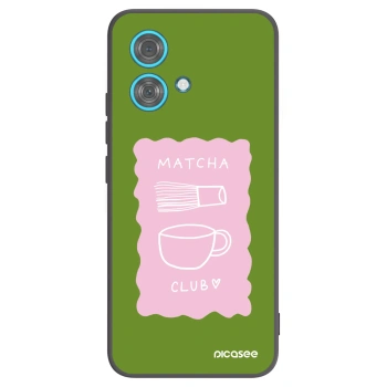 Picasee silikónový čierny obal pre Motorola Edge 40 Neo - Matcha club