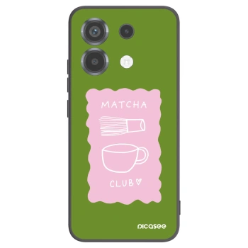 Picasee silikónový čierny obal pre Xiaomi Poco X6 - Matcha club