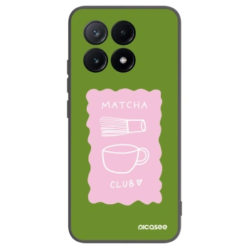 Picasee silikónový čierny obal pre Xiaomi Poco X6 Pro - Matcha club