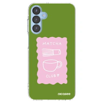 Picasee silikónový prehľadný obal pre Samsung Galaxy A15 A156B 5G - Matcha club