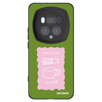 Picasee silikónový čierny obal pre Honor Magic6 Pro - Matcha club