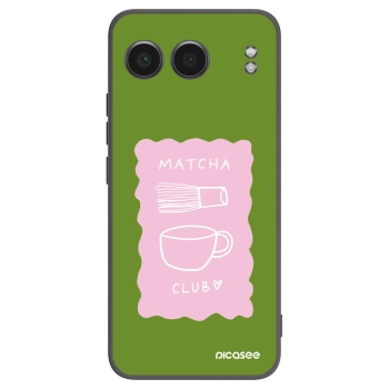 Picasee silikónový čierny obal pre OnePlus Nord 4 - Matcha club