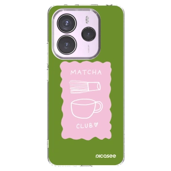 Picasee silikónový prehľadný obal pre Xiaomi Redmi Note 14 5G - Matcha club