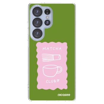 Picasee silikónový prehľadný obal pre Samsung Galaxy S25 Ultra 5G - Matcha club