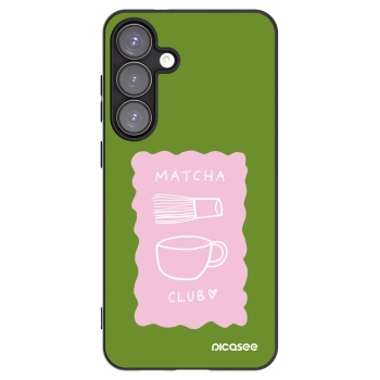 Picasee silikónový čierny obal pre Samsung Galaxy S25+ 5G - Matcha club