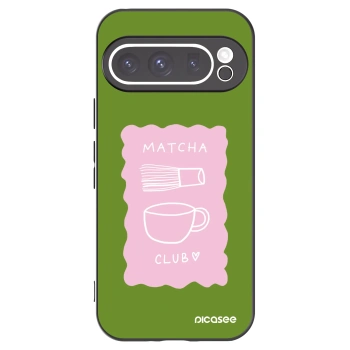 Picasee silikónový čierny obal pre Google Pixel 9 Pro - Matcha club