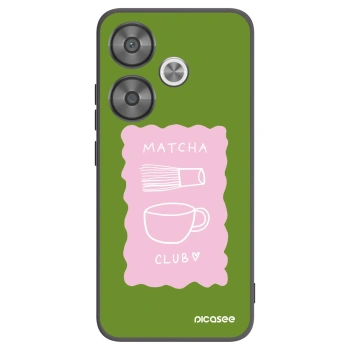 Picasee silikónový čierny obal pre Xiaomi Poco F6 - Matcha club