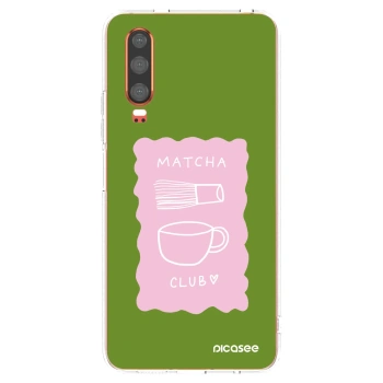 Picasee silikónový prehľadný obal pre Huawei P30 - Matcha club
