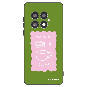 Picasee silikónový čierny obal pre OnePlus 13 5G - Matcha club