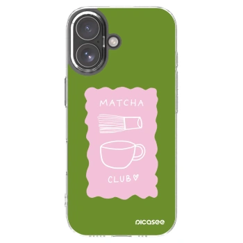 Picasee silikónový prehľadný obal pre Apple iPhone 17 - Matcha club