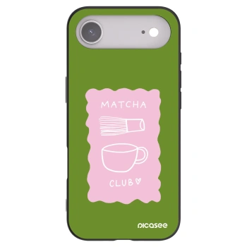 Picasee silikónový čierny obal pre Apple iPhone Air - Matcha club