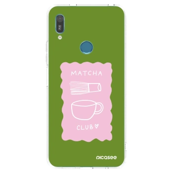 Picasee silikónový prehľadný obal pre Huawei Y6 2019 - Matcha club