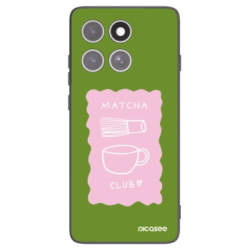 Picasee silikónový čierny obal pre Motorola Edge 60 Pro - Matcha club