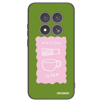 Picasee silikónový čierny obal pre Xiaomi Redmi Note 15 Pro 4G - Matcha club