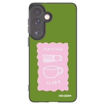Picasee silikónový čierny obal pre Samsung Galaxy S26+ - Matcha club
