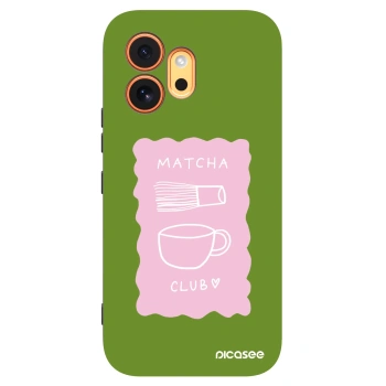 Picasee silikónový čierny obal pre Honor 600 - Matcha club