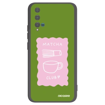 Picasee silikónový čierny obal pre Huawei Nova 5T - Matcha club