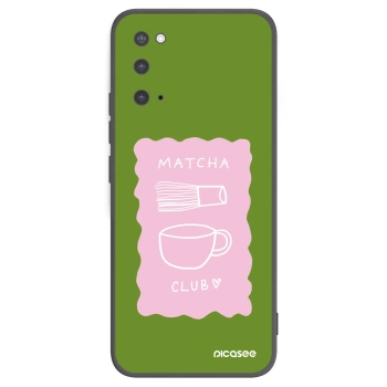 Picasee silikónový čierny obal pre Samsung Galaxy S20 G980F - Matcha club