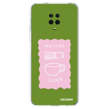Picasee silikónový prehľadný obal pre Xiaomi Redmi Note 9 Pro - Matcha club