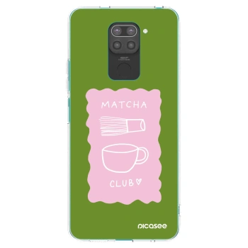 Picasee silikónový čierny obal pre Xiaomi Redmi Note 9 - Matcha club