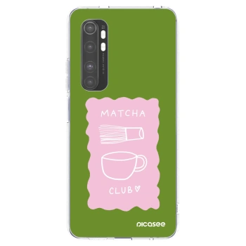 Picasee silikónový prehľadný obal pre Xiaomi Mi Note 10 Lite - Matcha club