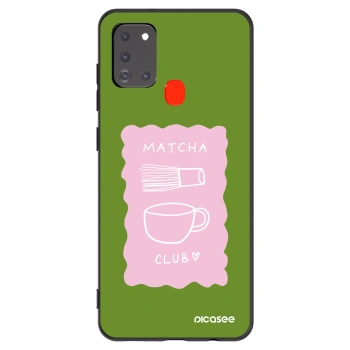 Picasee silikónový čierny obal pre Samsung Galaxy A21s - Matcha club