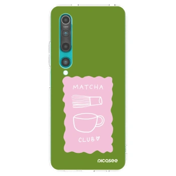 Picasee silikónový prehľadný obal pre Xiaomi Mi 10 - Matcha club