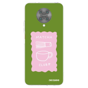Picasee silikónový prehľadný obal pre Xiaomi Poco F2 Pro - Matcha club