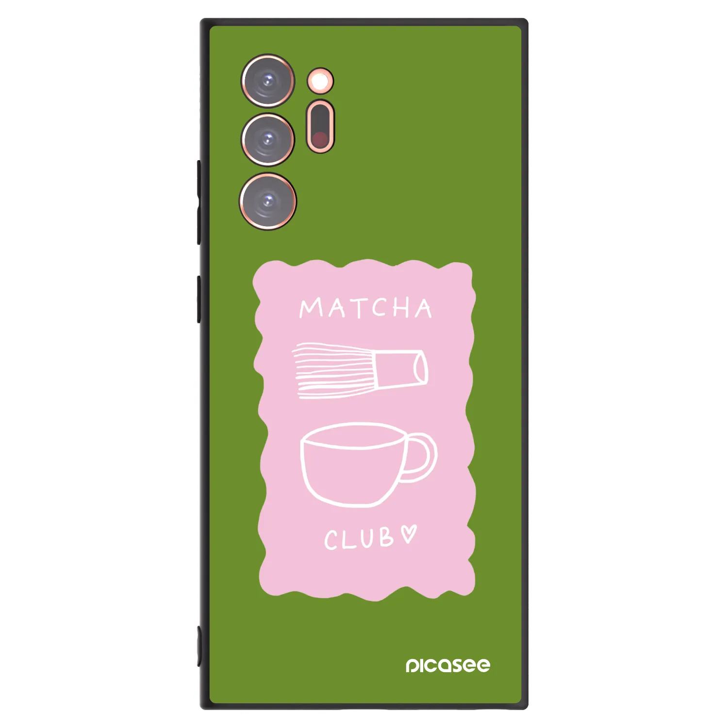 Picasee silikónový čierny obal pre Samsung Galaxy Note 20 Ultra - Matcha club