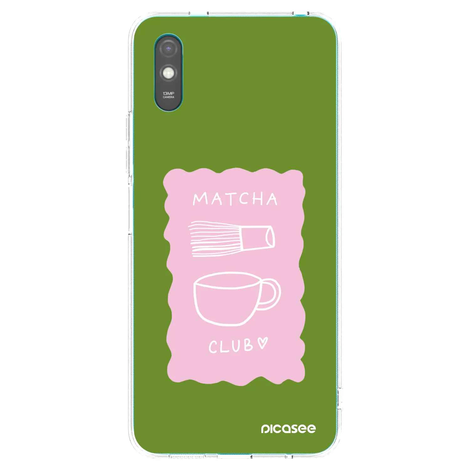 Picasee silikónový prehľadný obal pre Xiaomi Redmi 9A - Matcha club