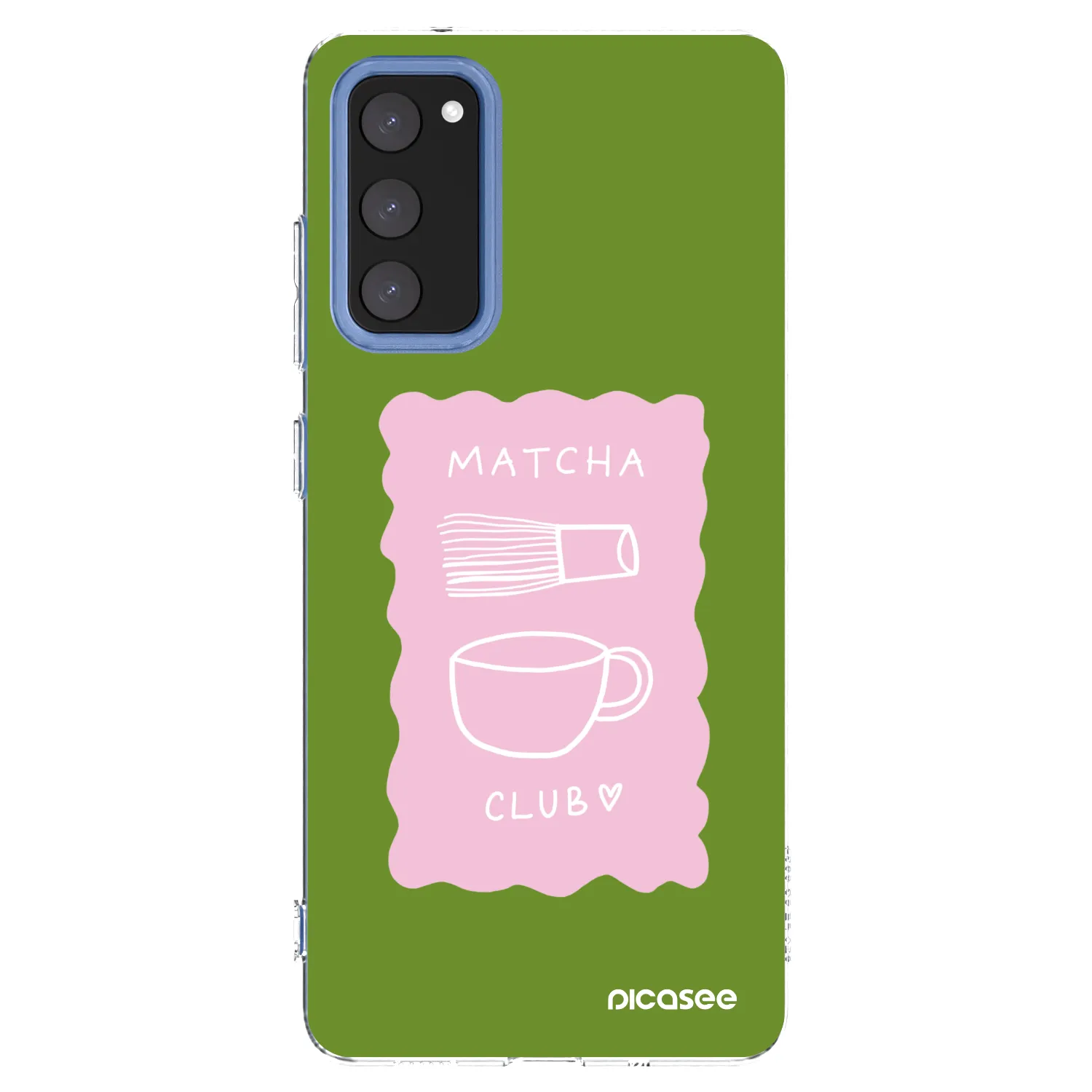 Picasee silikónový prehľadný obal pre Samsung Galaxy S20 FE - Matcha club