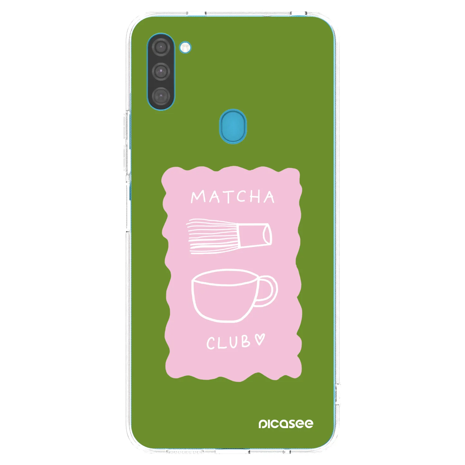 Picasee silikónový prehľadný obal pre Samsung Galaxy M11 - Matcha club