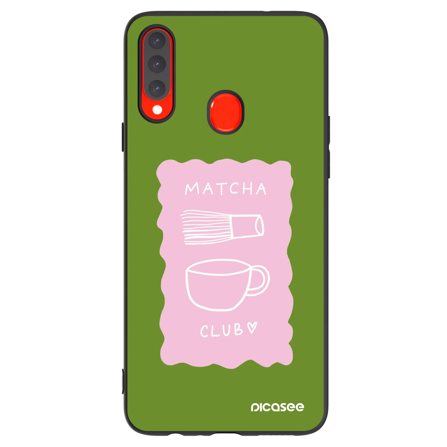 Picasee silikónový čierny obal pre Samsung Galaxy A20s - Matcha club