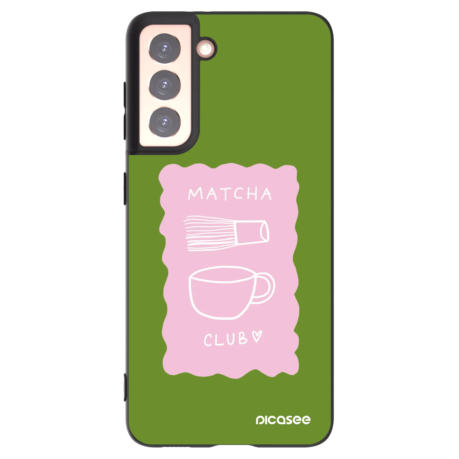 Picasee silikónový čierny obal pre Samsung Galaxy S21 5G G991B - Matcha club
