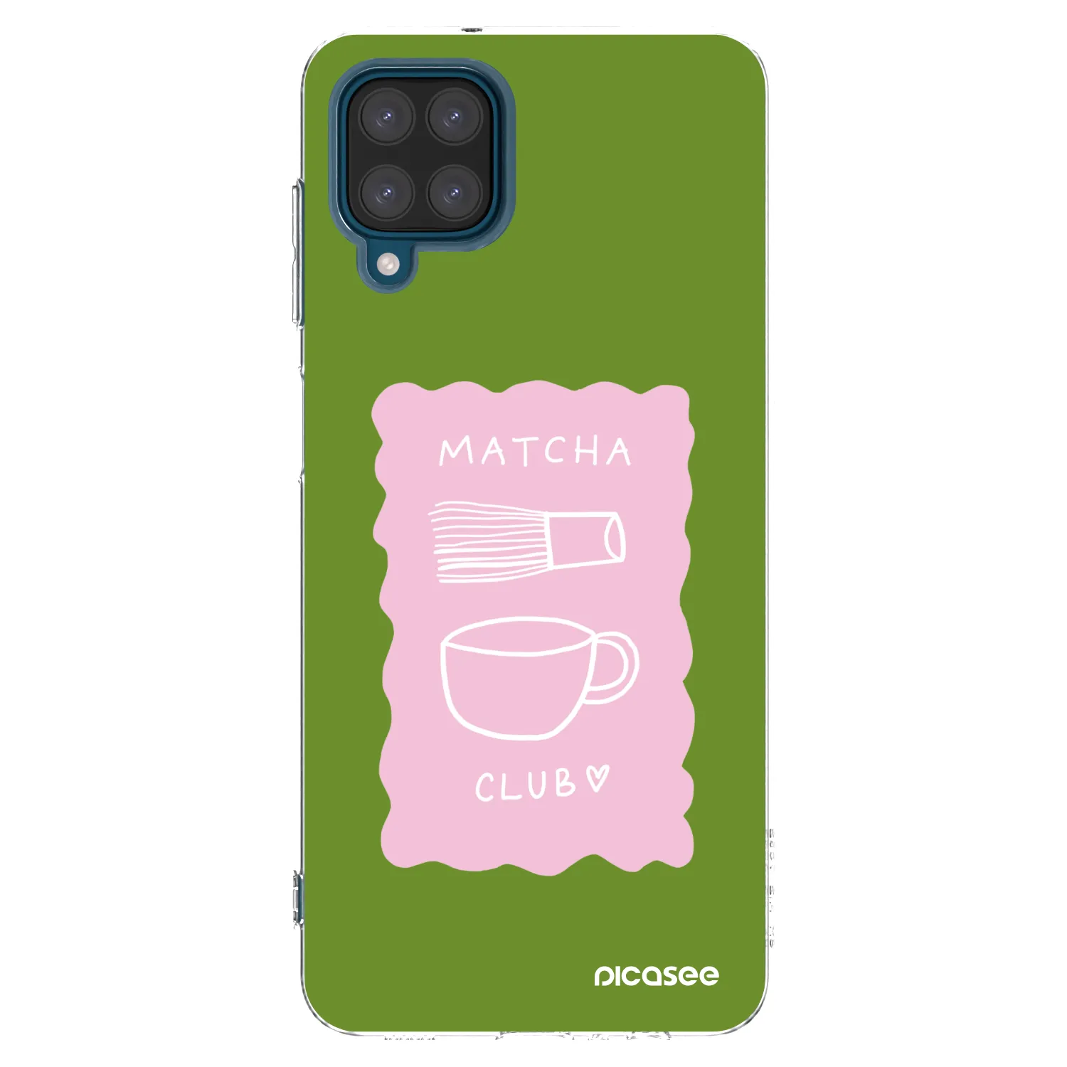 Picasee silikónový prehľadný obal pre Samsung Galaxy A12 A125F - Matcha club
