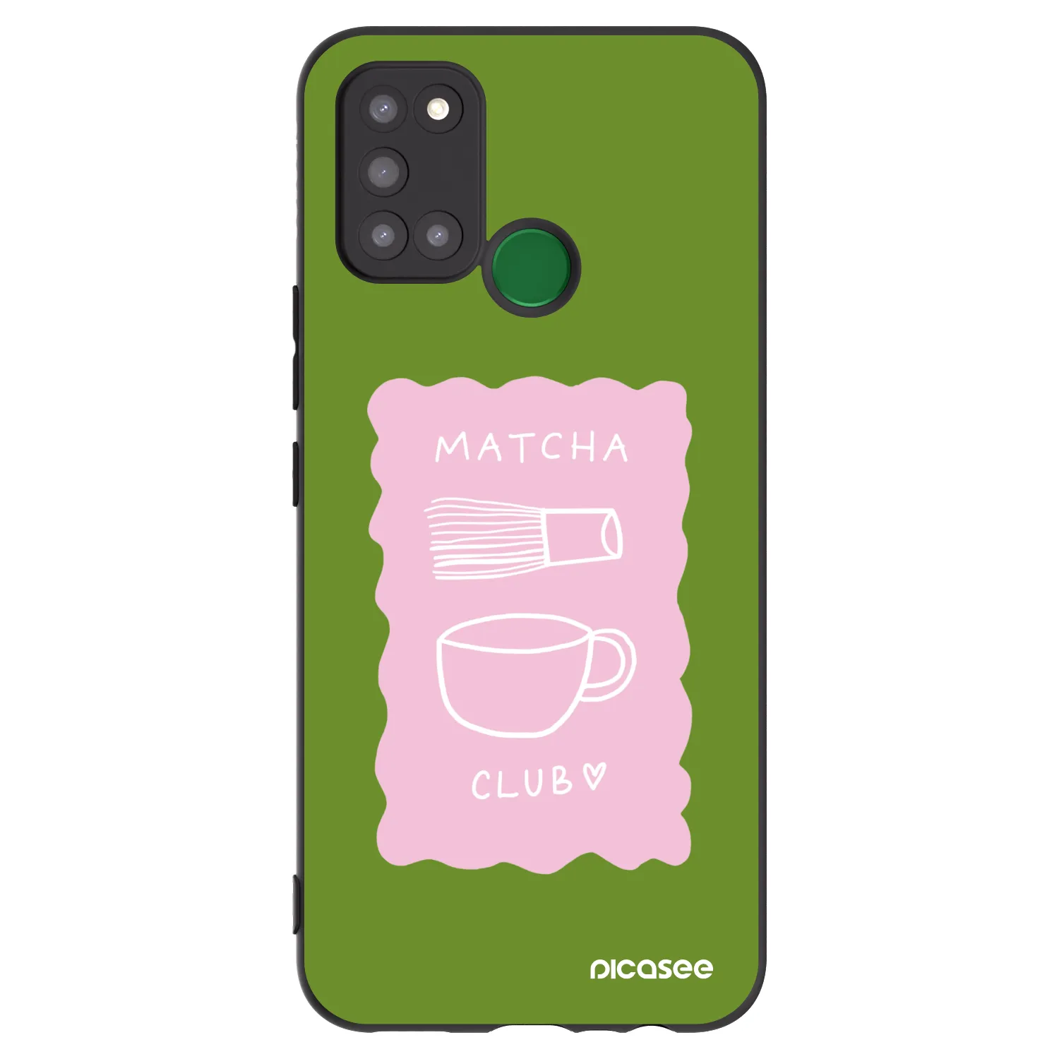 Picasee silikónový čierny obal pre Realme 7i - Matcha club