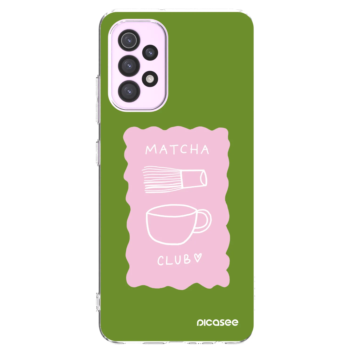 Picasee silikónový prehľadný obal pre Samsung Galaxy A32 5G A326B - Matcha club