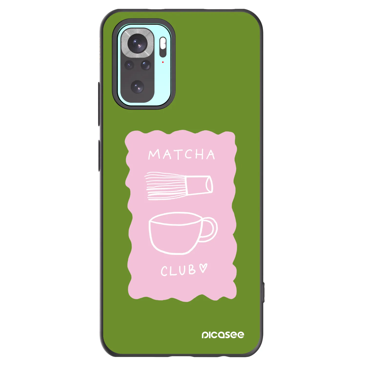 Picasee silikónový čierny obal pre Xiaomi Redmi Note 10 Pro - Matcha club