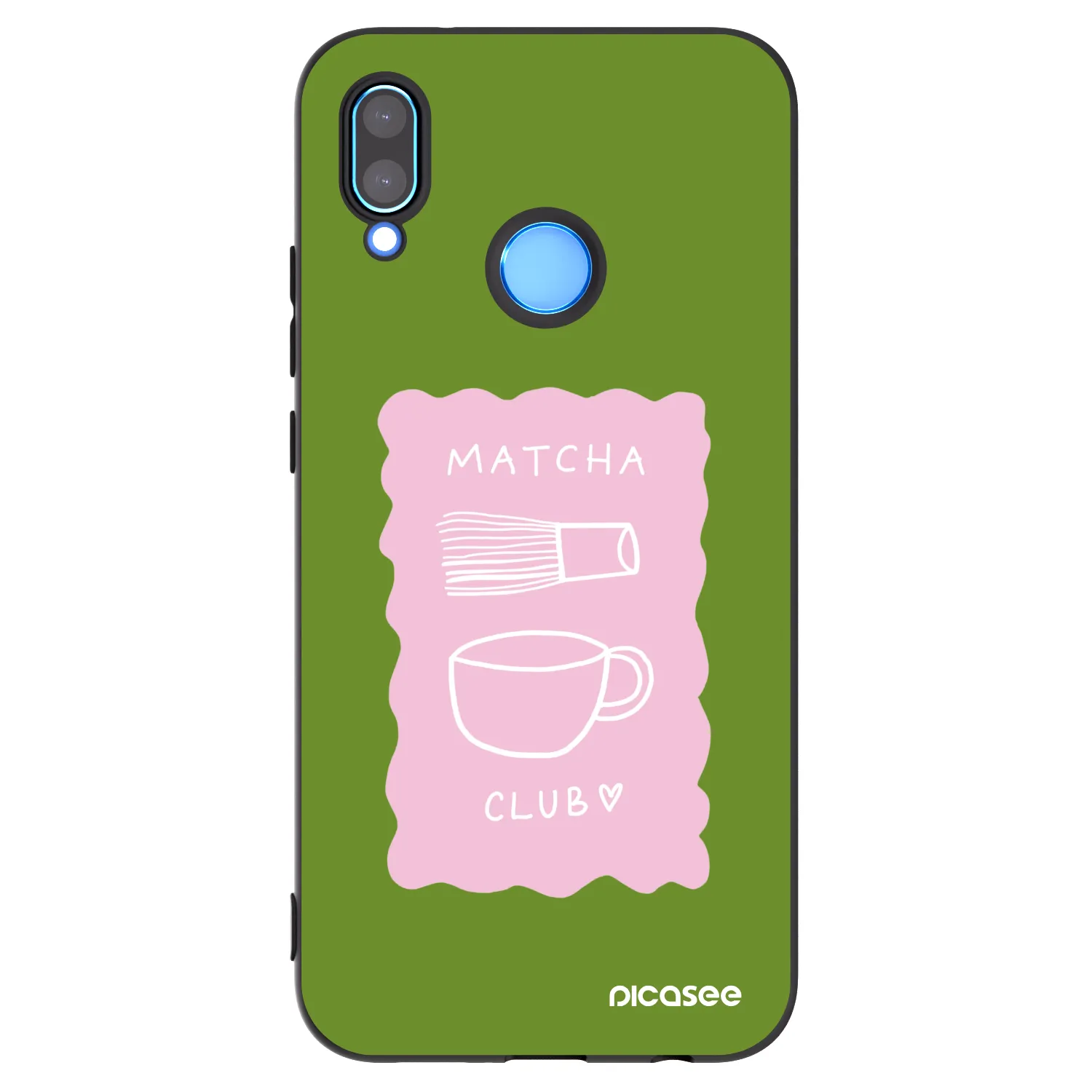 Picasee silikónový čierny obal pre Huawei P20 Lite - Matcha club