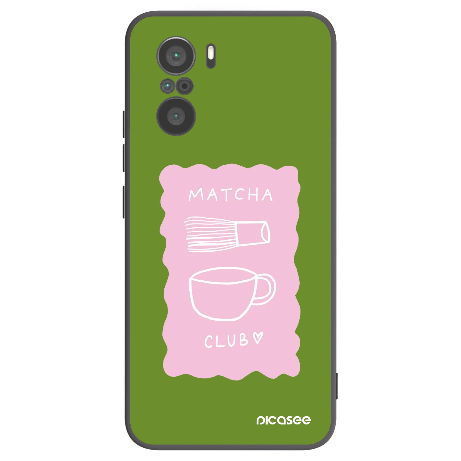 Picasee silikónový čierny obal pre Xiaomi Poco F3 - Matcha club